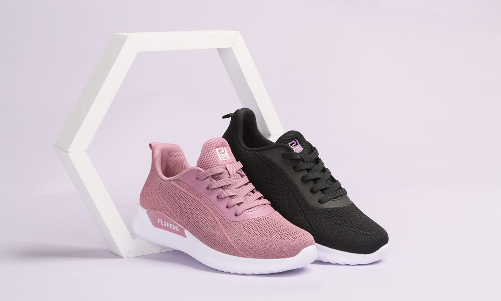 福連升運動女鞋透氣棉麻內里單鞋健步鞋休閑運動軟底圖片