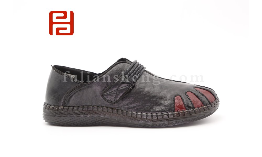 老北京布鞋中老年軟底單鞋棉麻透氣搭扣媽媽鞋平底舒適圖片