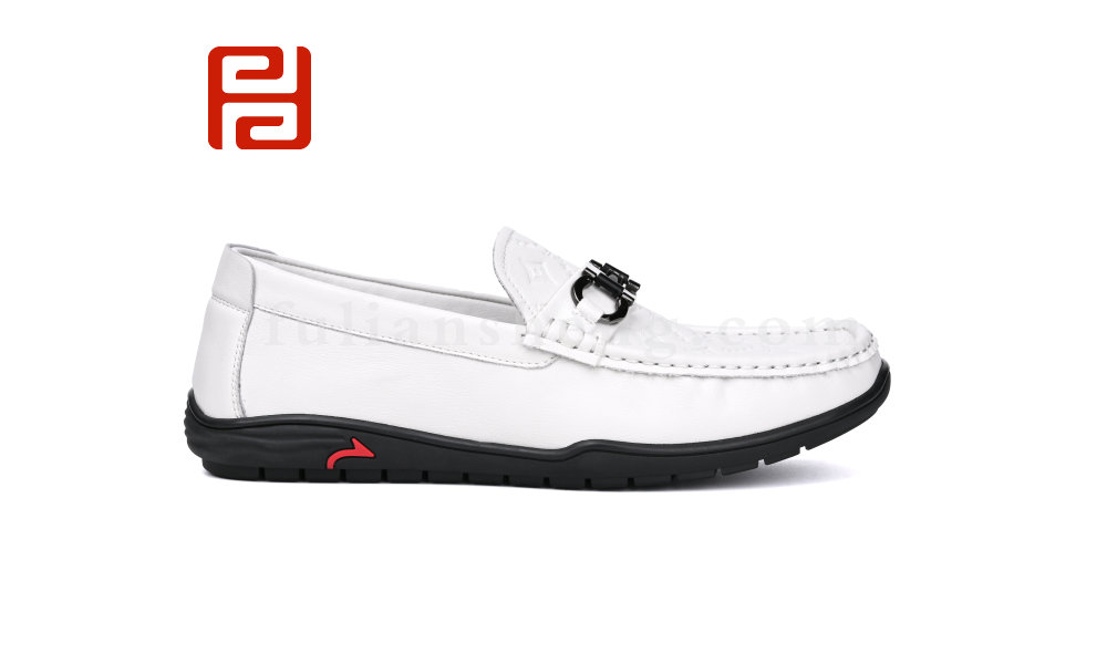 福連升春秋男士單鞋商務休閑豆豆鞋舒適合腳