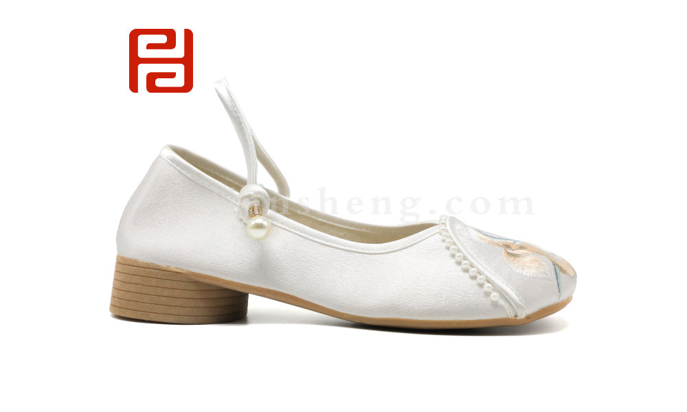 中國風尚春季女鞋漢唐風韻女單鞋牛筋底棉麻里布