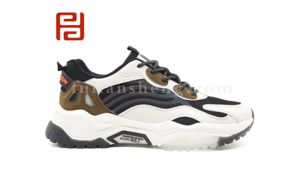 福連升男鞋春老爹鞋厚底增高鞋休閑運動鞋圖片