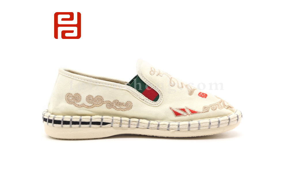 福連升老北京布鞋女鞋網紅刺繡中國風一腳蹬休閑鞋