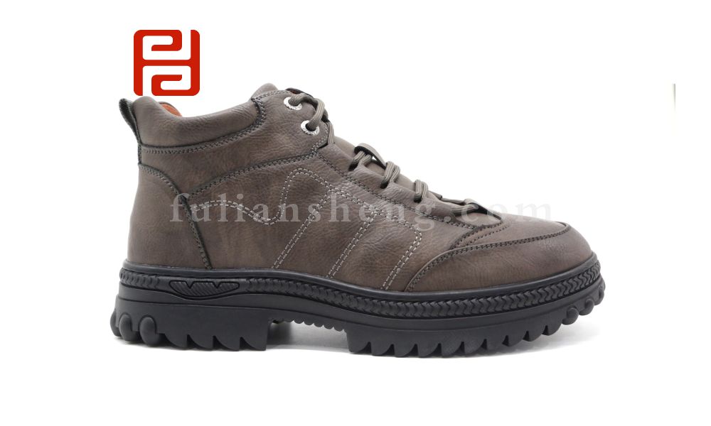 福連升休閑鞋男鞋冬季羊毛保暖防滑厚底舒適男鞋圖片