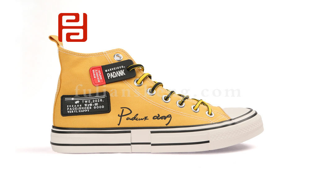 福連升20春運(yùn)動(dòng)系帶高幫板鞋男款休閑鞋(圖2)