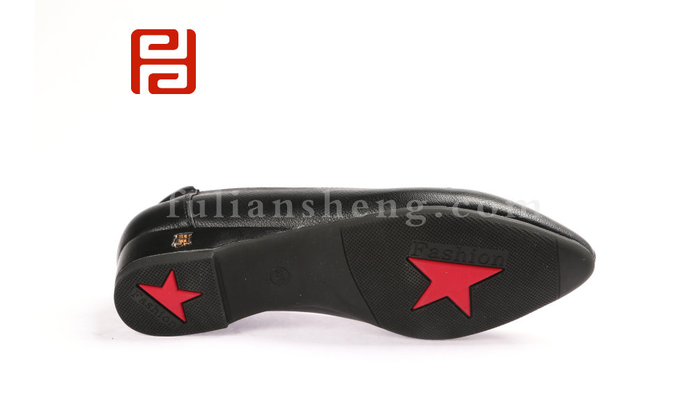 福連升休閑商務女鞋防水布鞋坡跟軟底工裝鞋20春(圖8)