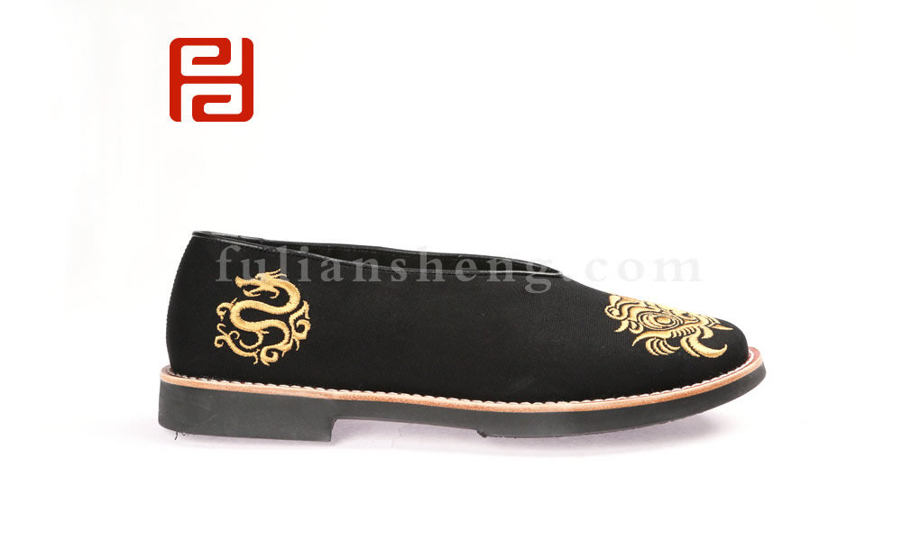福連升老北京布鞋春棉麻刺繡休閑透氣民族風復古單鞋(圖2)