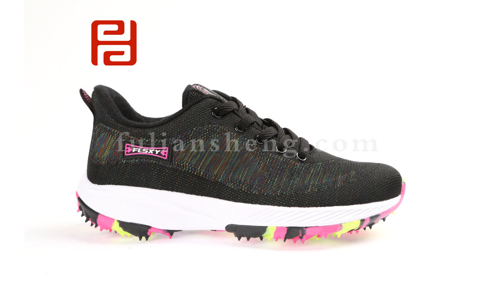 福連升炫彩女鞋時(shí)尚運(yùn)動(dòng)鞋軟釘?shù)浊閭H款男女春季單鞋(圖4)