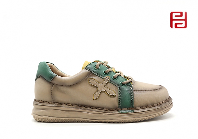 福連升秋季休閑女鞋單鞋拼色舒適女鞋FLB-15162304