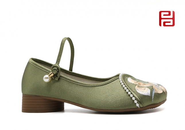 福連升夏季女鞋中國風傳統(tǒng)民族風漢唐風韻舞蹈鞋鞋