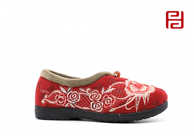 福連升冬季新款中國風尚老北京布鞋漢唐風韻漢舞鞋