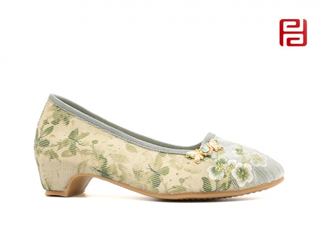 福連升夏季新款漢唐風(fēng)韻女鞋休閑漢舞鞋