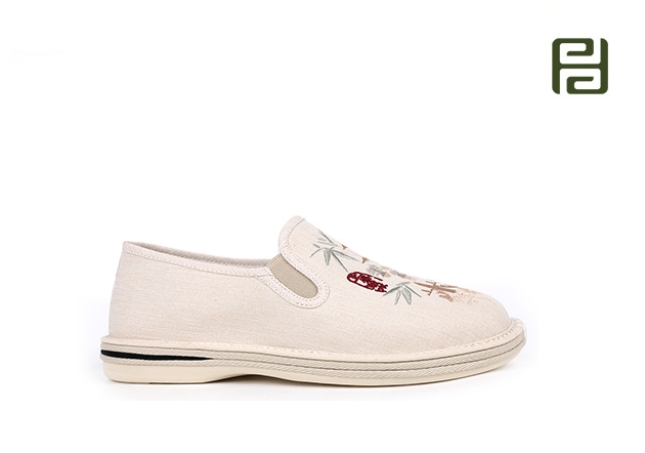 福連升春季新款中國風男鞋繡花布鞋