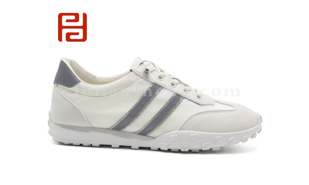 福連升春季女鞋平底休閑百搭小白鞋板鞋學生鞋